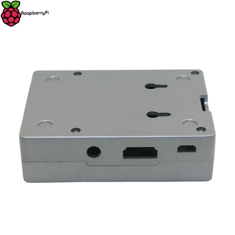 Новый Алюминиевый чехол Raspberry Pi 3 серебристый металлический корпус совместимый с