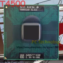 Оригинальный ЦП Intel Pentium T4500 (1 Мб кэш, 2,30 ГГц, 800 МГц FSB) 35 Вт PGA478 ноутбук процессор, бесплатная доставка
