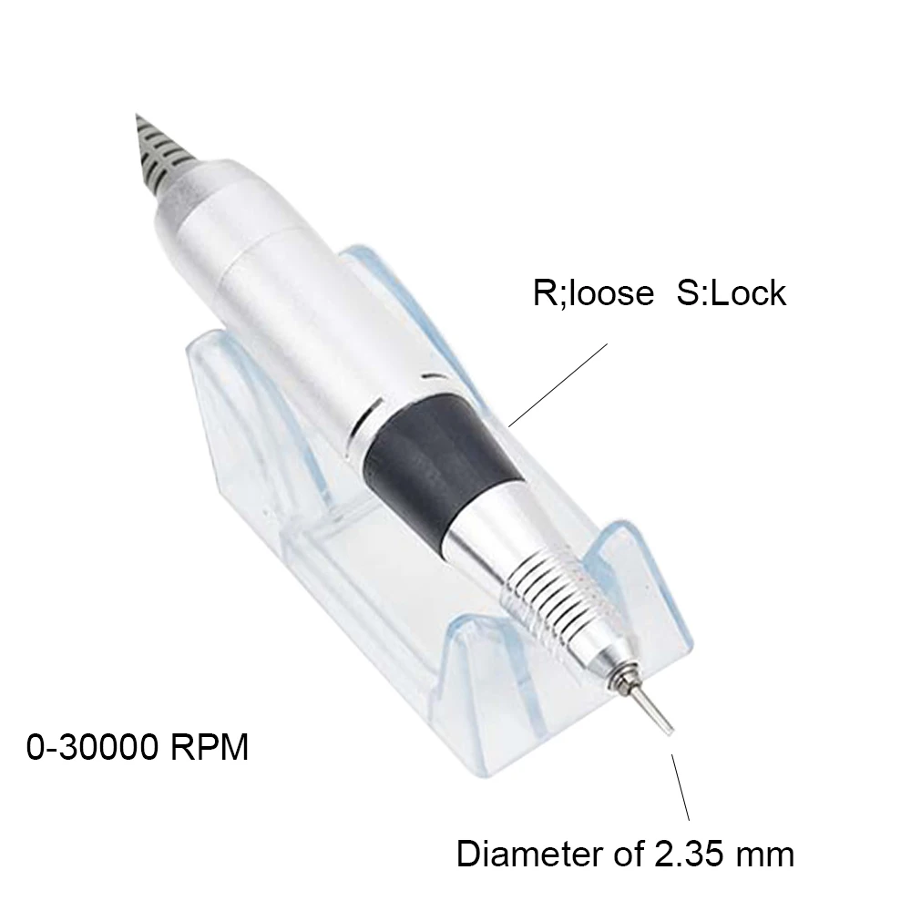 Профессиональная электрическая дрель для ногтей 35000 об/мин с 6 сверлами для маникюра и педикюра, набор инструментов для маникюра и аксессуаров