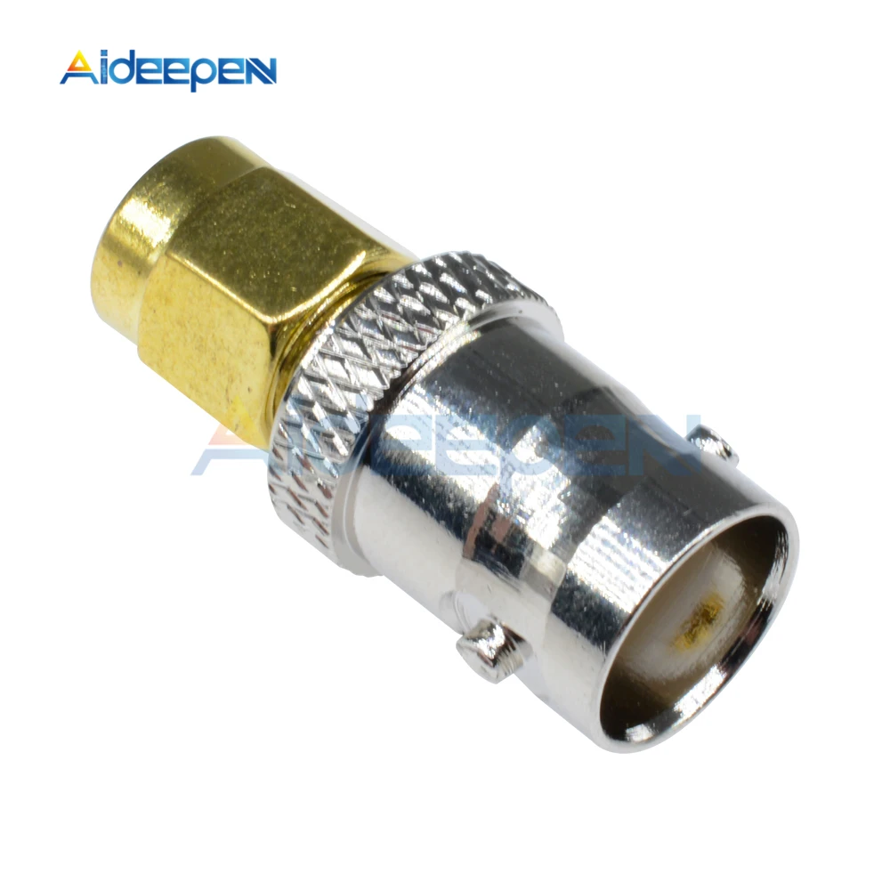 SMA Male к BNC Female RF Coax Коаксиальный Plug M/F Radio переходник для антенного