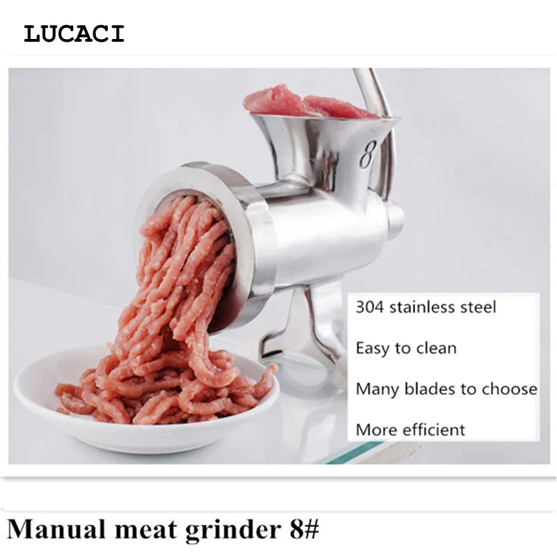 

304 Stainless Steel Meat Grinder Vegetable Nuts Grinder Machine