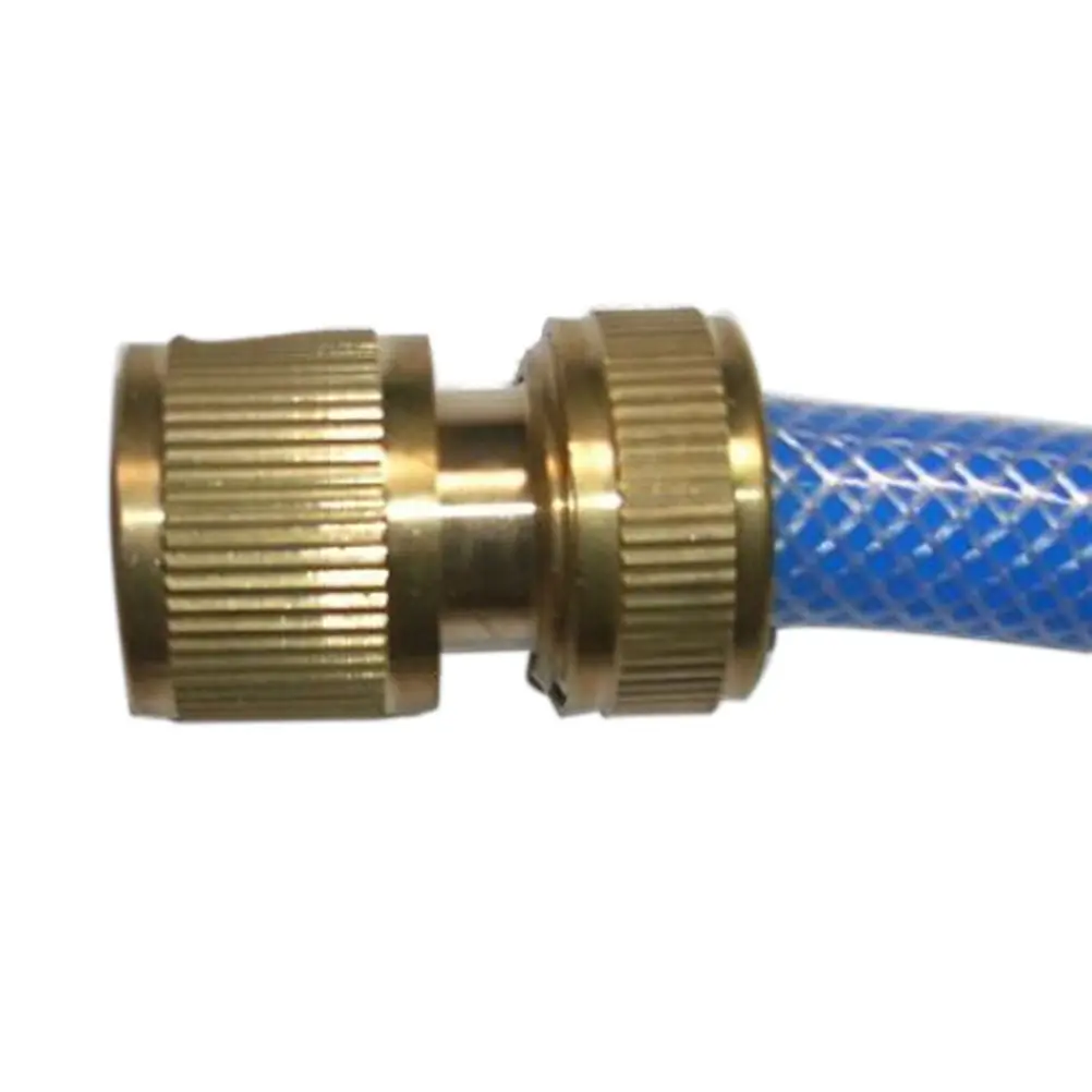 New Brass Metal Garden Water Hose Connector Can Be Through Water Pipe