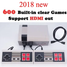 HD HDMI/AV Выход мини ТВ Ручной игровой консоли с 600 различных для игр nes встроенный для 4 К ТВ PAL NTSC