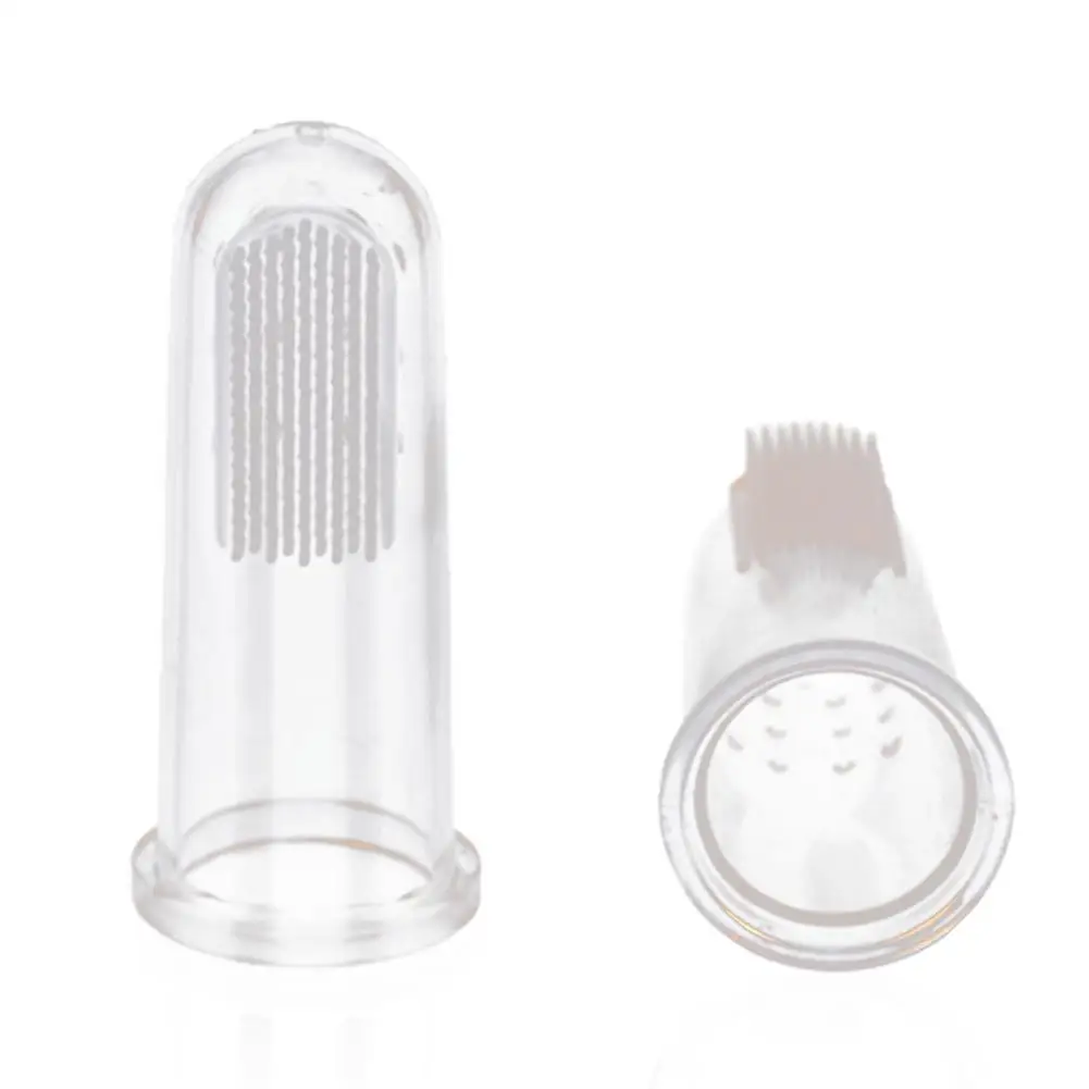 

Super Soft Pet Finger Toothbrush Teddy Dog Silicone Brush Bad Breath Tartar Cleaning Tool Dog And Cat Oral Supplies