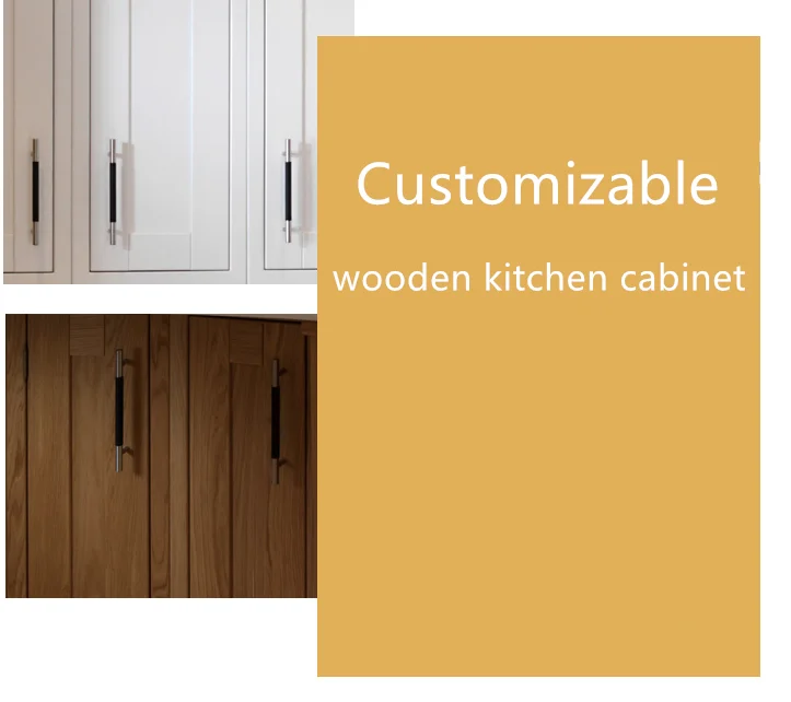 Твердый деревянный водонепроницаемый кухонный шкаф с дизайном острова