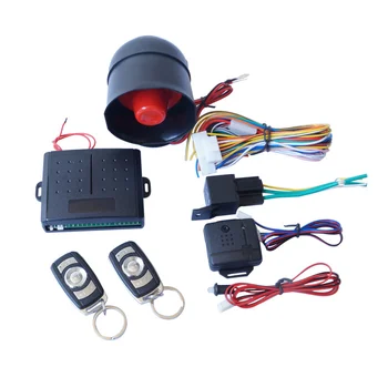 

by DHL 50sets Car Alarm System One Way Vehicle Burglar Alarm Security Protection System with 2 Remote Control Auto