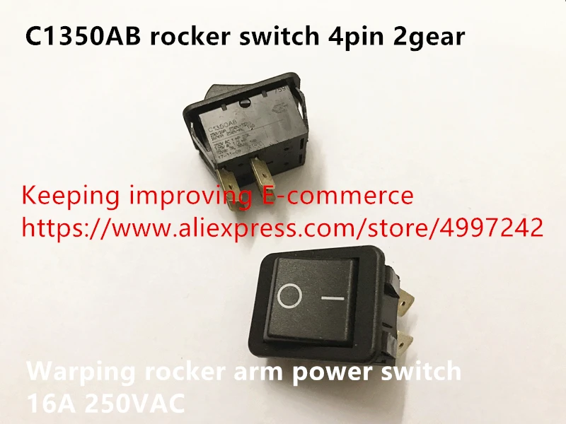 Оригинальный новый 100% C1350AB клавишный переключатель 4pin 2 зубчатая деформация