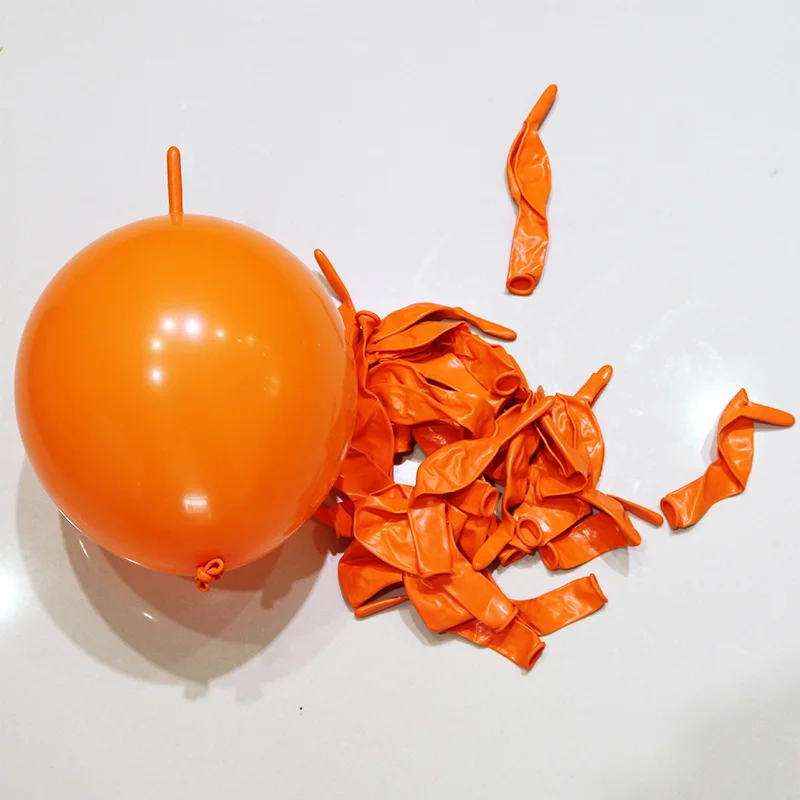 Горячее предложение! Распродажа! Штырьковые хвосты воздушные шары(50 шт./лот) 10 дюймов плотные воздушные шары на день рождения рождественское украшение круглые хвосты в форме воздушного шара - Цвет: Оранжевый