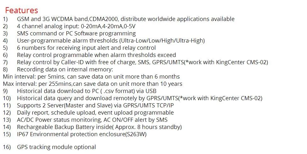 Король Голубь S263 Бесплатная доставка GSM GPRS регистратор данных сигналов открытый 3g SMS реле управление Дистанционное управление температура