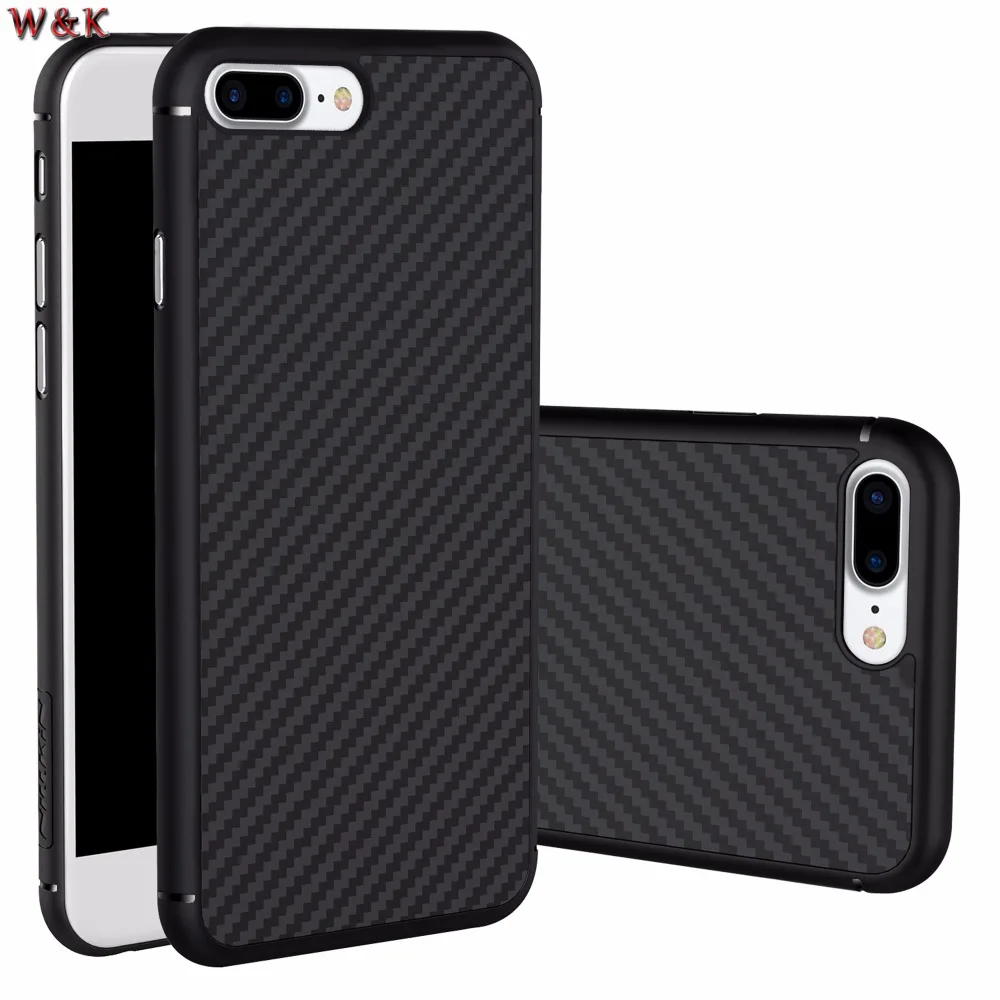 For iPhone 6 6plus 6s 6splus 7 7plus case Nillkin synthetic fiber phone case Hard Carbon