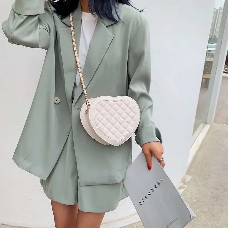 

Heart Shape Crossbody Bag for Women 2019 Luxury Handbags Women Bags Designer Fashion Women's Shoulder Bags Handbag Chains Bag