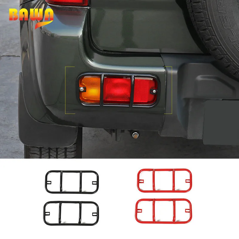 

BAWA Lamp Hoods for Suzuki Jimny 2007-2017 Metal Rear Fog Light Cover for jimny Car Accessories