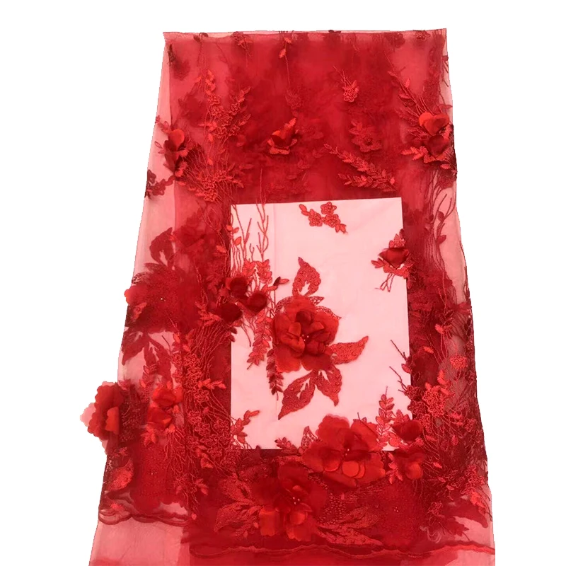 2019 Latest French Laces Fabrics High Quality Tulle African Fabric For Wedding Nigerian Lace Material 030465 | Дом и сад