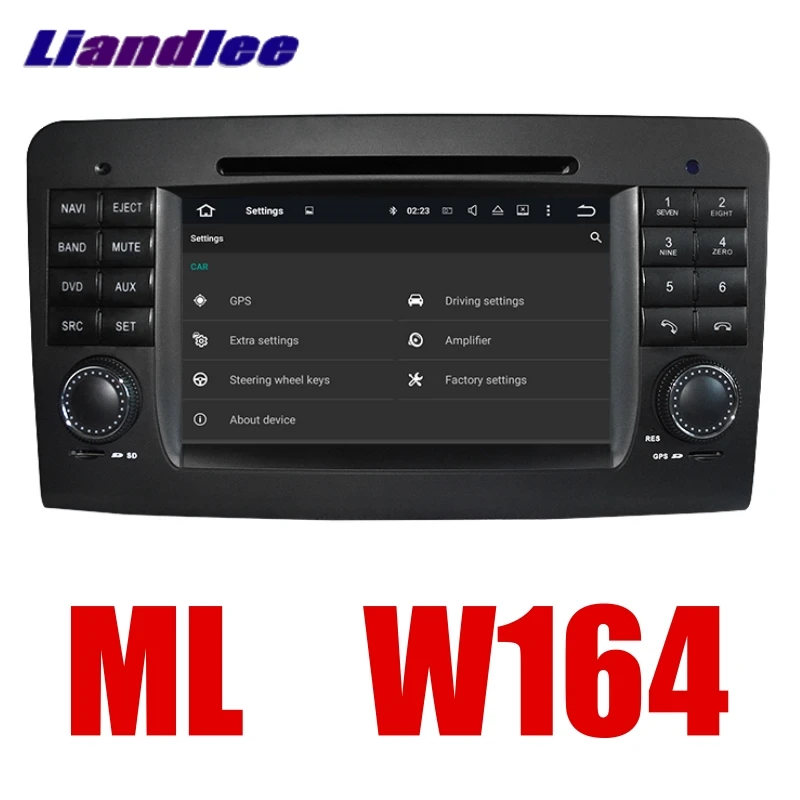 Sale Liandlee Car Multimedia Player NAVI For Mercedes Benz M ML Class W164 2005~2012 Car Touch Screen Radio DVD Stereo GPS Navigation 4