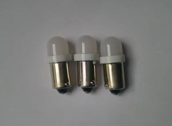 

Free Shipping Light pinball led LED ba9s mix color type bulb item AC6.3V 1 SMD 5050 Frosted cap hat 6v