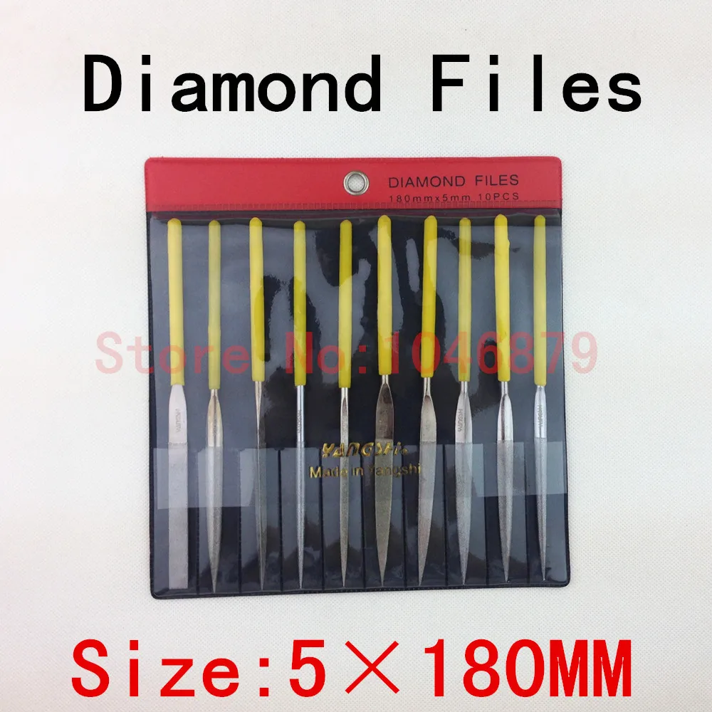 10 / pack, rasp. Quality diamond rasp, shape complete. Polished alloys, ceramics, glass hard and