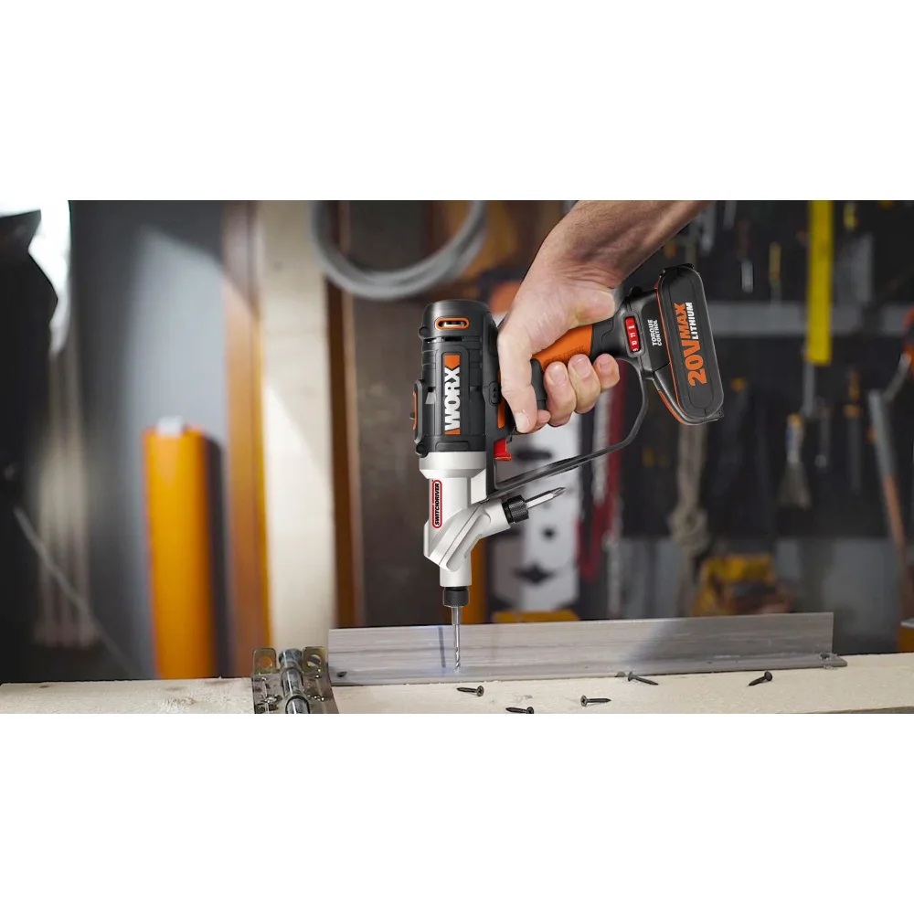 Дрель-шуруповерт аккумуляторная WORX Switchdriver WX176.2 20В 2Ач x1 кейс