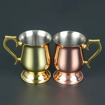 

wine red golden copper cup Moscow Mule cocktail mugs glasses Moscow donkey cups
