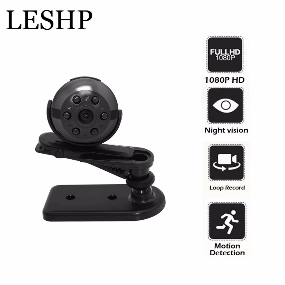 

Mini Smart monitoring video recorder Camera Support Motion Detection IR Night Vision Loop Recording Video Surveillance Camcorder