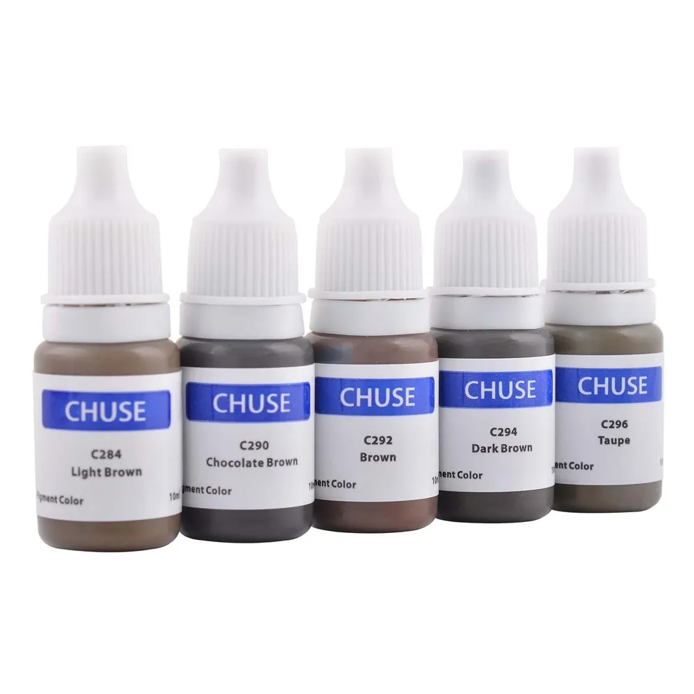 

Eyebrow & Eyebrow Shade & Corrector Makeup Tattoo Pigments Micro Pigment Colors for Mac Makeup Ink inks 5pcs/pack C2 PMU