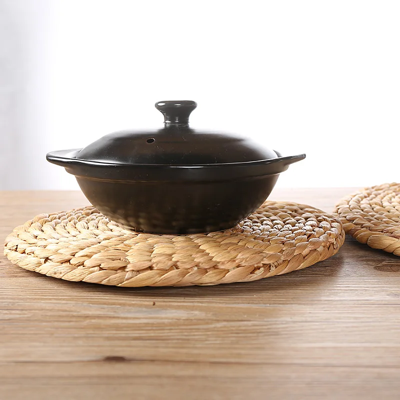 American Style Thick Insulation Straw Pad Kitchen Restaurant Pot Mat