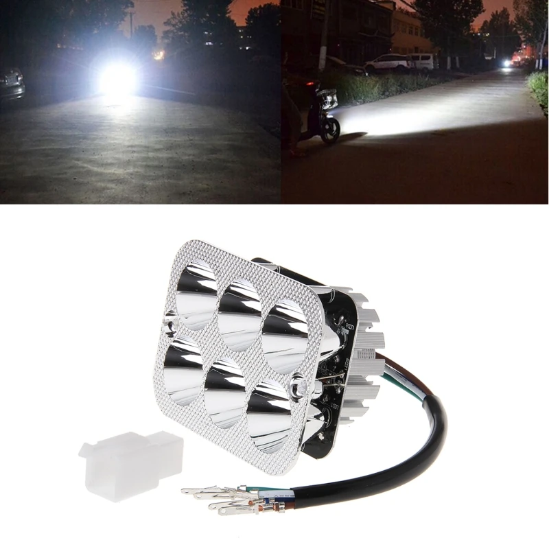 

YAM DC12-85V Motorcycle LED Headlight Far Near Light Electric Car Built-in Spotlight