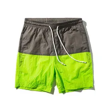 Новые летние быстросохнущие мужские подростковые брендовые пляжные тренировочные брюки эластичный шнурок на талии повседневные мужские брюки плюс размер 5XL