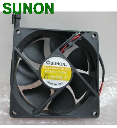 Оригинальный охладитель для центрального процессора Sunon KDE2409PTB1 6 90 мм 9225 DC 24V 3 W 2wrie
