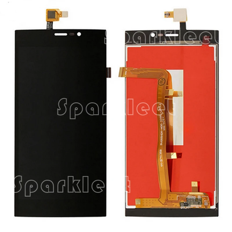

Black/White LCD Display For Wiko Ridge Fab 4G LCD Display Touch Screen Digitizer Assembly Part, Free Shipping