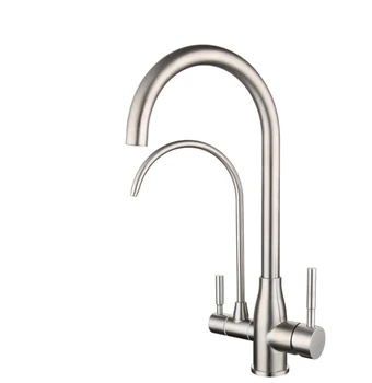

Kitchen Faucets Solid Brass Crane For Kitchen Purified Water Filter Tap Three Ways Sink Mixer 3 Way Kitchen Faucet