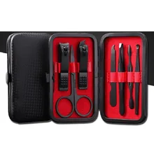 7 шт. маникюрные кусачки для ногтей Набор для педикюра Набор для гигиены путешествий резак из нержавеющей стали инструменты для ногтей