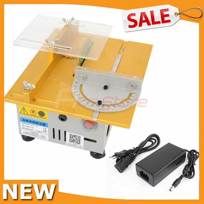 

Multifunction T5 Mini Precision Small Table Saw Blade DIY Woodworking Cutting Machine Bench Lathe Electric Polisher Grinder