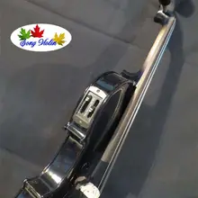 Черный цвет твердой древесины Совершенно новая электрическая и акустическая скрипка 1"-16" идеальный звук