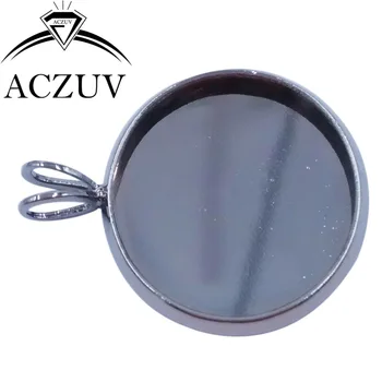 

500pcs 10mm 12mm 14mm 16mm 18mm 20mm 25mm Gunmetal Black Round Cabochon Base Bezel Pendant Blank Setting Pendant Tray BPVK003