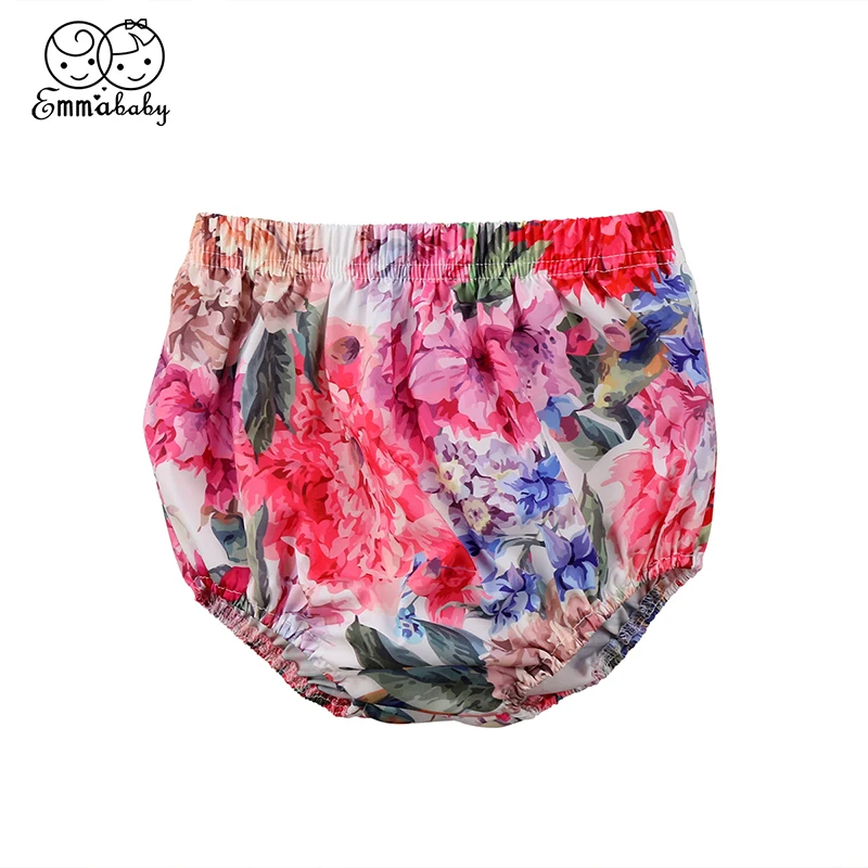 

Adorable Kids Baby Girls Princess Floral Bottoms PP Pants Shorts Summer 3M-3T