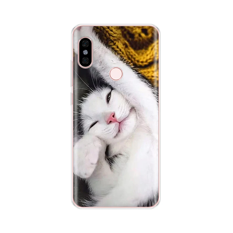 Для Xiaomi Redmi Note 6 Pro Чехол 26 ''силиконовый мягкий ТПУ задняя крышка для Note6 6Pro
