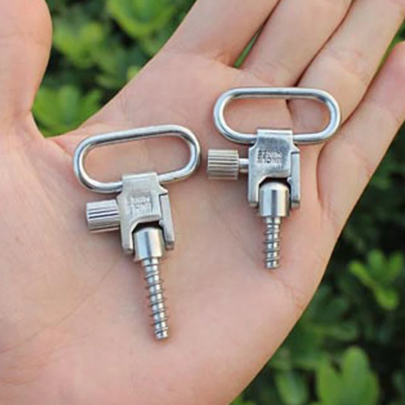 2pcs 300lbs QD Sling Swivel Studs Bolt Quick Detach Machine Screw Kit