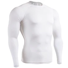 2017 Dry Quick yoga shirt gym compression tights men s sport t shirts running long sleeve