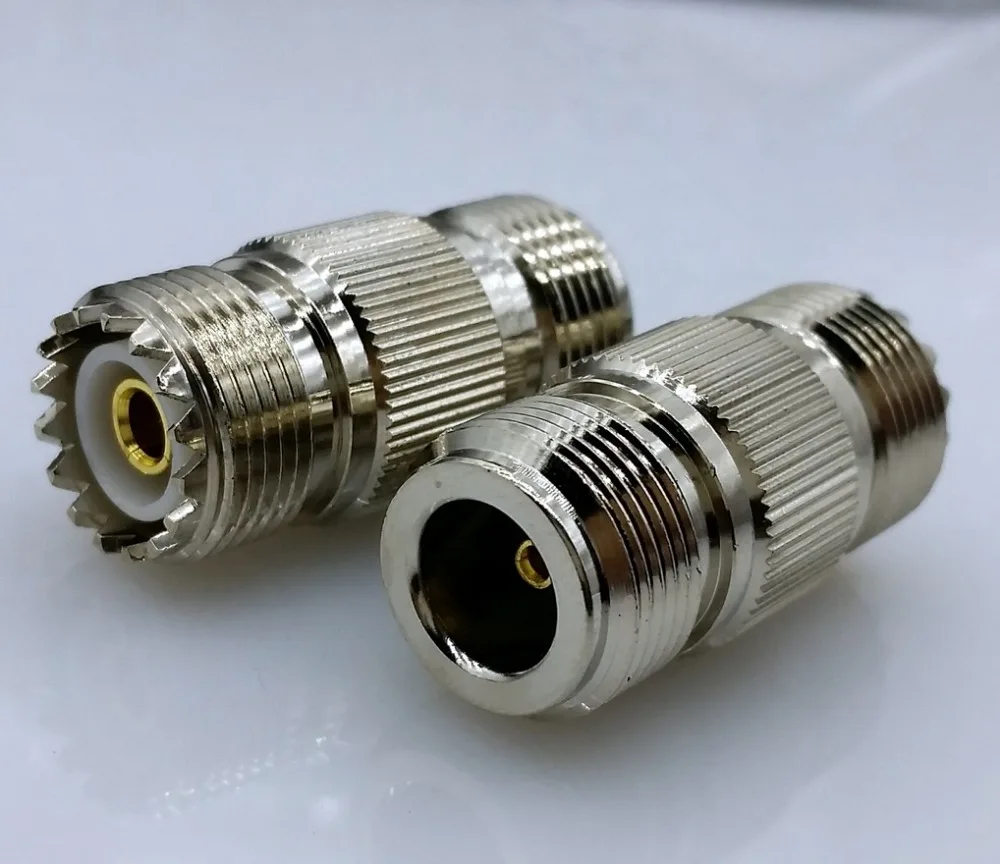 

M type SL16 SO-239 UHF type Female To N type Female Jack RF coaxial Straight Connector Adapter 6pcs/lot