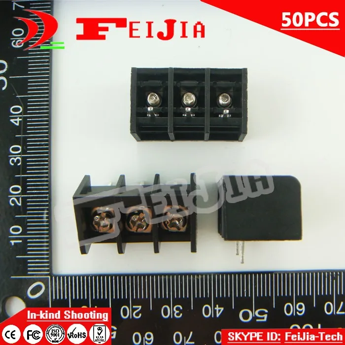

50PCS 825-8.25-3P / 825 8.25mm 3Pin Barrier Terminal Block Screw Terminal Block Pitch 8.25mm Terminal Block Free Shipping