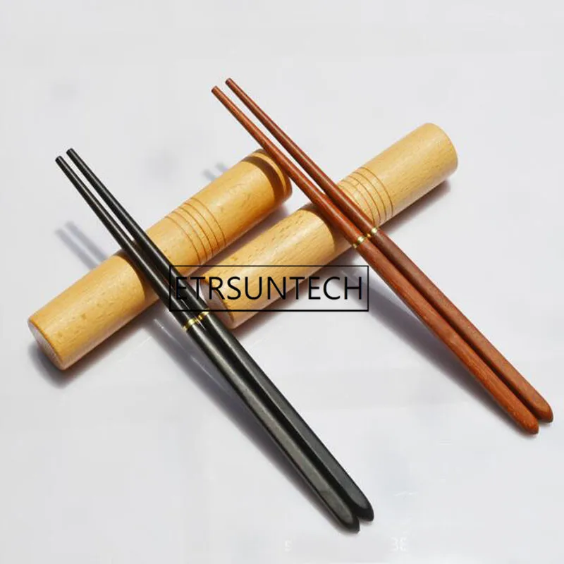 

Деревянные палочки для еды, портативные складные палочки для пикника, путешествий, отдыха на открытом воздухе, пикника, с бочонком для хранения, подарочная посуда, 30 комплектов