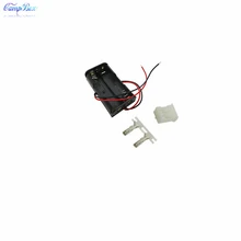 50Pcs 2xAA Battery Case Holder Socket Wire Junction Boxes With 15cm Wires, PH 2.0 Header and Crimps