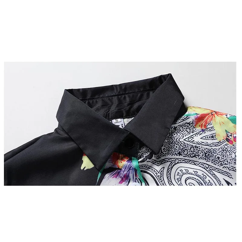 JKKFZY New Arrivals High Quality Runway Blouse Women Fashion Designer Turn Down Collar Top Shirt Flora Print Blouse Office top JKKFZY New Arrivals High Quality Runway Blouse Women Fashion Designer Turn Down Collar Top Shirt Flora Print Blouse Office top