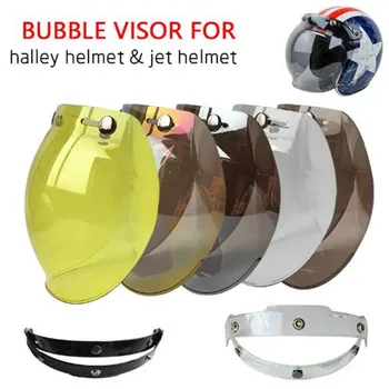 

(1pc&5colors) 100% Original Motorcycle Helmet Visor Shield Retro Hallar Helmet Mask Vintage Helmets Bubble Visor