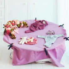 1*1,5 м новорожденный детское одеяло фотография Реквизит одеяло s супер мягкий карамельный цвет простой фон для фото