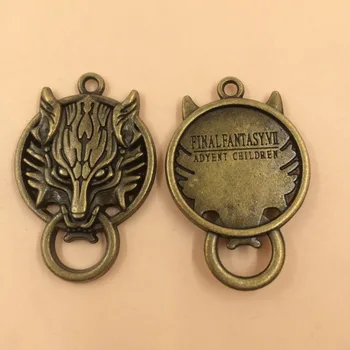 

Metal Alloy Wolf Charms Jewelry Pendant Handmade 40x27mm 10pcs per lot (T540) 2015 New Free Shipping