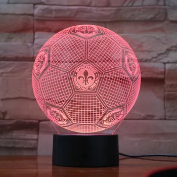 

SV Darmstadt 98 3D Lava Lamp Creative 7 Color Changing LED Night Light RGB Mood Decor Gift Bedroom Table Lamp 3D-933