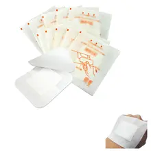 10 шт. 7x10 см Большой размер гипоаллергенный нетканый медицинский клейкий повязка на рану Повязка на руку большая ранная Первая помощь на открытом воздухе