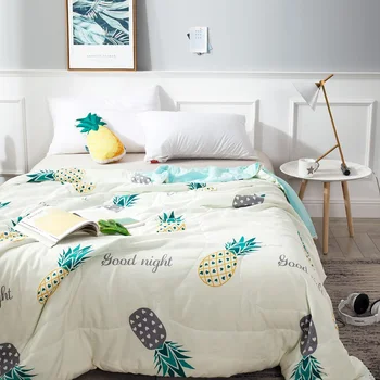

100% microfiber fabric summer quilts/comforter printed stripes free shipping three sizes for adults150*200 180*200 200*230