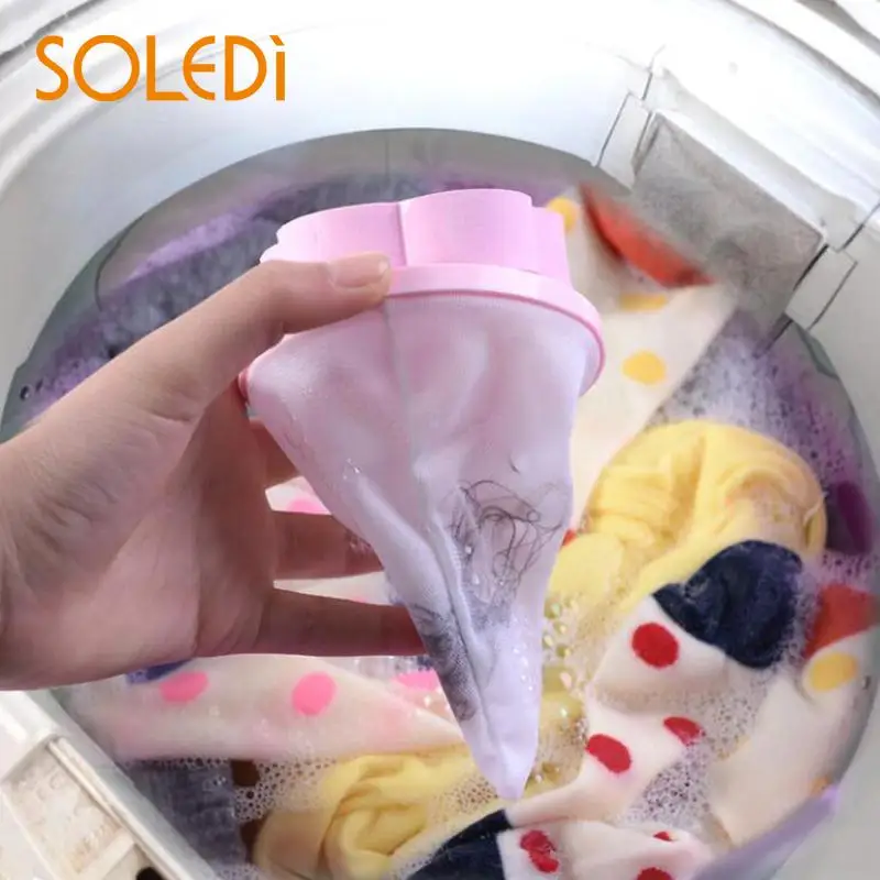 

Plum Blossom Decontamination Polyester Washing Machine Sucking Hair Debris Hair Removal Device Easy To Clean Filter Plastic